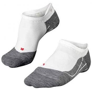 Falke RU4 Endurance Invisible Running Socks Men - White - Size: 42-43 - Cotton Anti-Blister, 1 Pair