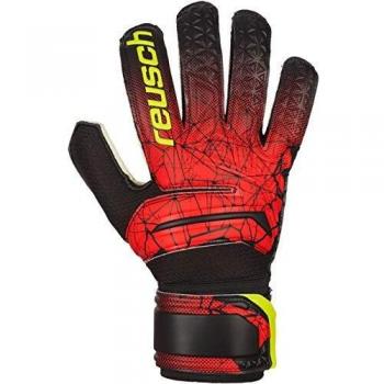 Reusch Fit Control RG - Guantes de Portero para Hombre, Hombre, Color Negro y Rojo, tamaño 9