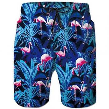RAISEVERN para Hombre Longitud Media Floral 3D impresión gráfica Pantalones Cortos de Verano Beach Surf Trunks