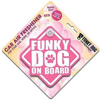 MAGNET & STEEL Ambientador con Ventosa Funky Dog, Chicle