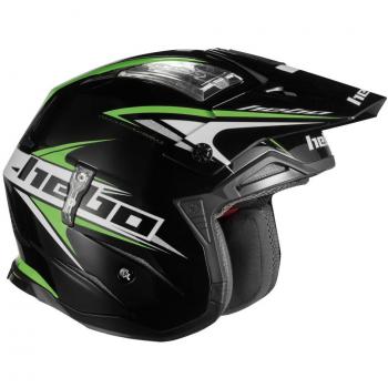 HEBO Trial Zone 4 Extreme II Casco, Negro, Talla L