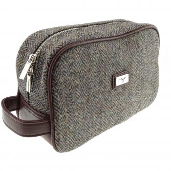 Harris Tweed neceser/neceser disponible en 5 colores LB2102 multicolor Brown COL7