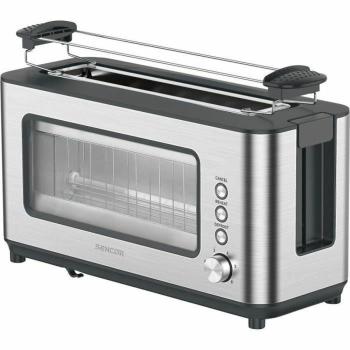 Tostador Eléctrico Sencor STS 4050SS - 1200W, Función de Mantenimiento de Calor, Acero Inoxidable