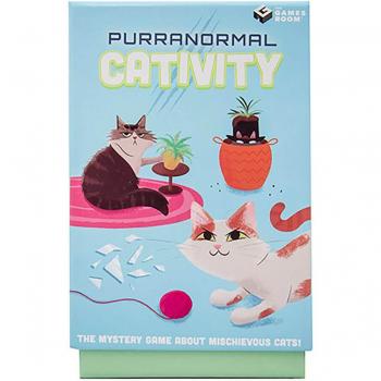 Purranormal Cativity Mystery Game - 36 Cards, 4 Pencils & 100 Clue Sheets for 3 to 6 Players