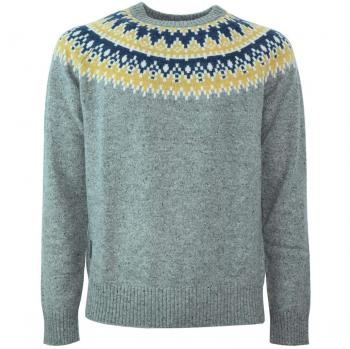 Napapijri suéter de cuello redondo hombre N0YHXC160 DRENA S Grigio