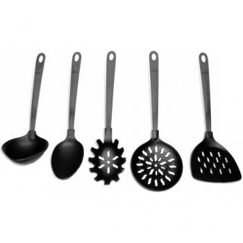 INOXIBAR 35381 - Cuchara Nylon con Mango Acero