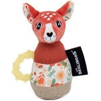 Maracas Melimelos la Biche - Maracas de juguete para niños, diseño de ciervo, coloridas y resistentes