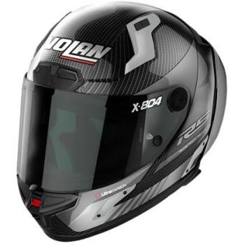Nolan X-804 RS Ultra Carbon Hot Lap Casco Integral Negro Gris