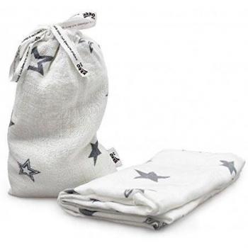 XKKO Silver Stars - Muselina de bambú