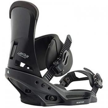 Burton Custom EST Fijaciones de Snowboard, Hombres, Black, M