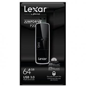 Lexar JumpDrive P20 - Memoria USB 3.0 de 64 GB