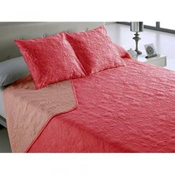 Libela Vegas Colcha Boutí, Poliéster, Coral, Individual, Cama DE 90 Cm