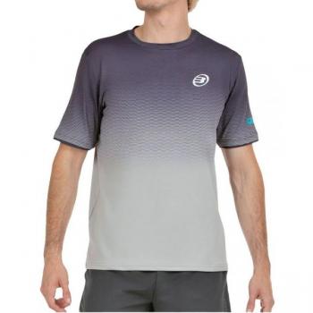 Camiseta de Padel para Hombre Bullpadel Merga Color Negro Carbón