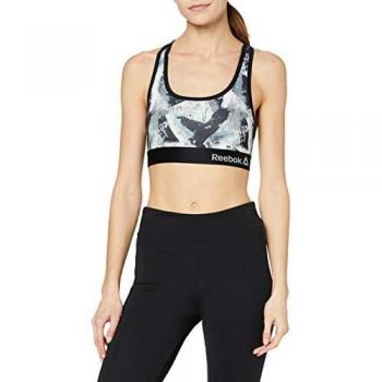 Reebok Underwear Womens Reebok Sports Crop Top Leanna - Sujetador Deportivo, Mujer, Multicolor