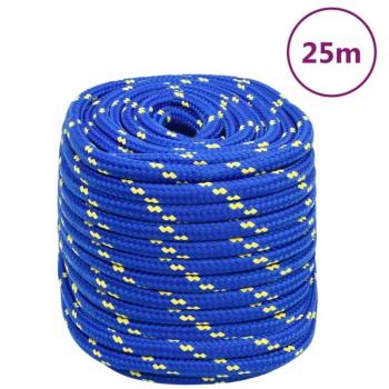 Cuerda de barco polipropileno azul 16 mm 25 m