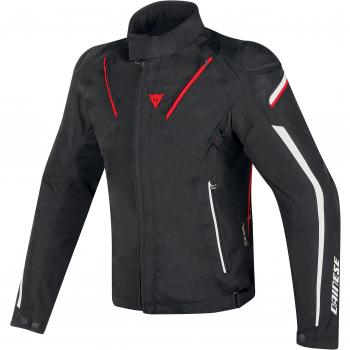 Dainese 1654596_678_56 Chaqueta para moto, Negro/Rojo/Blanco, 56