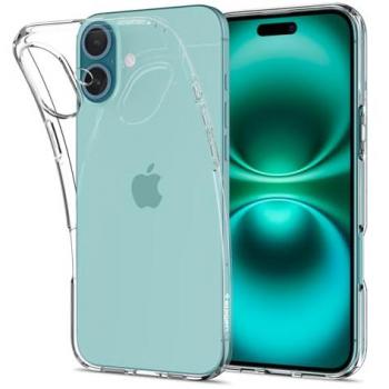 Funda Spigen Liquid Crystal Transparente para iPhone 16 Plus