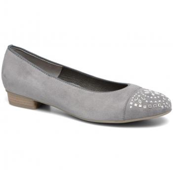 ara - Zapatos de cordones para mujer gris stahl Weite F1/2, color gris, talla 6