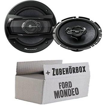 Ford Mondeo MK4 BA7 Front Heck - Pioneer TS-A1733i 17cm 3-Wege Lautsprecher - Einbauset