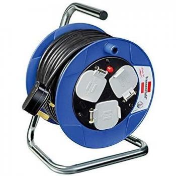 Brennenstuhl Compact 3-way socket cable reel