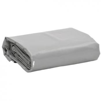 Lona gris impermeable 1,5x2 m 650 g/m² para muebles, remolques, coches, barcos, bicicletas y camiones