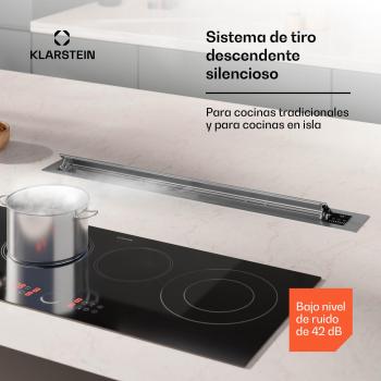 Campana Extractora Retráctil Klarstein Brisa 90 cm Acero Inoxidable 708 m³/h A+