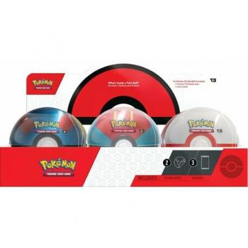 Lata Poke Ball con cartas Pokemon Ultra Ball 2023