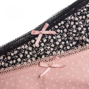 Pack de 2 Bragas Midi Estampadas de Algodón Ysabel Mora