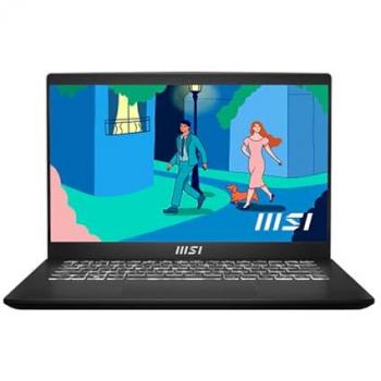 Portátil MSI Modern 14 AMD Ryzen 5 7430U, 8GB RAM, 512GB SSD, Negro