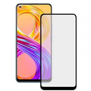 Protector de Pantalla Ksix de Vidrio Templado 9H Full Glue 2.5D con Borde Negro para Realme 8/8 PRO