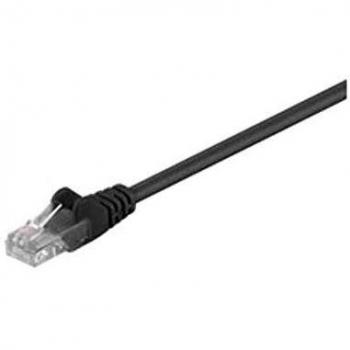 Cable de Red Microconnect U/UTP Cat5e 0.25M PVC Negro