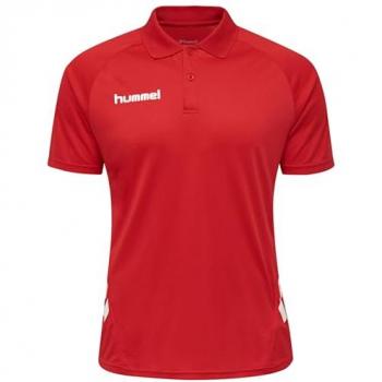 Polo Hummel hmlPROMO de manga corta para hombre, color rojo, talla medium