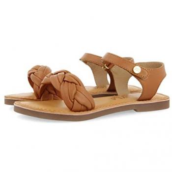 Sandalias Gioseppo Lalande Piel Cuero Niña con Trenza Acolchada 33 EU