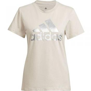 Camiseta Adidas W Bl T Aluminio Silver T Shirt Tee Hl2032, camiseta de manga corta para mujer, color aluminio plateado, talla XS