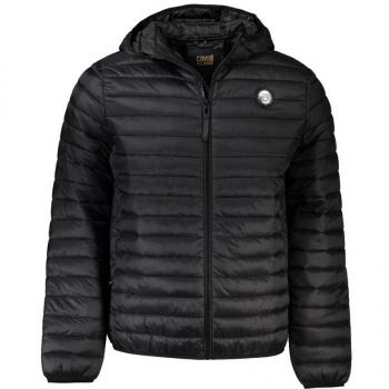 Cavalli Class Men's Black Polyamide Winter Jacket - Size M