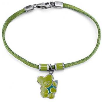 Pulsera de Mujer Viceroy 95022P16 Plateado Verde 19 cm - Joyería Exclusiva y Elegante