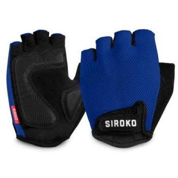 Guantes de Ciclismo Aero Oscuro Azul Siroko Unisex XS
