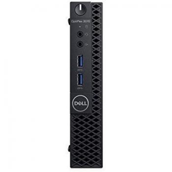Dell OptiPlex 3070 9th Gen Intel® Core i5 i5-9500T 8 GB DDR4-SDRAM 256 GB SSD Negro MFF Mini PC OptiPlex 3070, 2,2 GHz, 9th Gen Intel® Core i5, i5-9500T, 8 GB, 256 GB, Windows 10 Pro