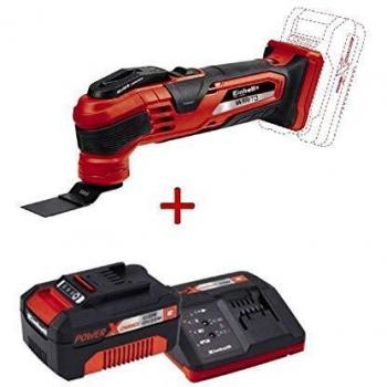 Einhell 0 MÁQUINA Multifuncional VARRITO TE-MG 18 Li + Kit Starter Cargador BATERIA 18V 3Ah 1h