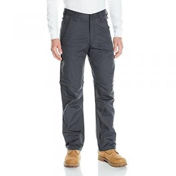 Carhartt Force Extremes Rugged Zip Off Pantalones para Hombre, Gris (Shadow), Talla 40W / 30L, Relaxed Fit, Rugged Flex