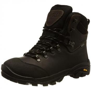 Aigle Skov Mtd Men's Leather Ankle Hiking Boots - Dark Brown