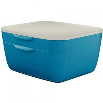 Leitz - Armario con cajones, color azul, 53570061