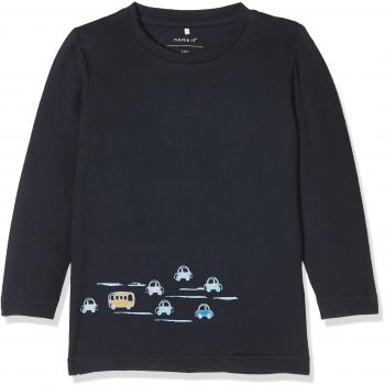 NAME IT Nbmermaxim LS Top, Camisa Manga Larga para Bebés, Azul