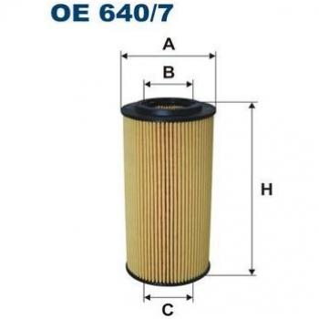 Filtron OE640/7 Bloque de Motor