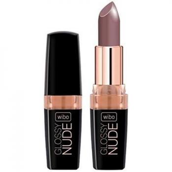 The product name you're looking for is likely the same across different stores, which would be:Wibo Glossy Nude Lipstick N.2