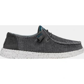 Hey Dude - Zapatos de cordones de mujer de pana con cordones elásticos, modelo Wave Corduroy