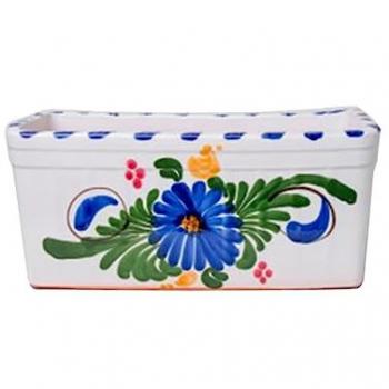 Jardinera Cerámica Decorativa para Flores 80x20 cm - Barro de Alta Calidad de Bailén