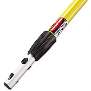 Rubbermaid HYGEN™ Quick-Connect Telescopic Mop Handle (121.9 cm - 182.9 cm) - Aluminum, Yellow
