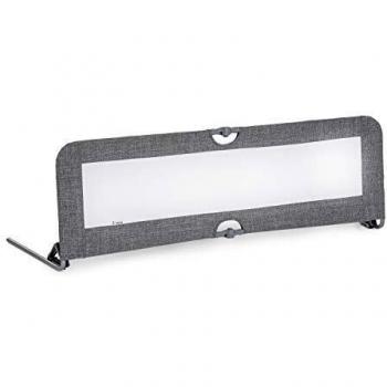 Hauck Sleep N Safe Plus XL - Protector de Cama, Plegable Compacto, Medida montado 150 cm x 50 cm, Gris