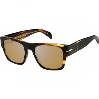 David Beckham Eyewear Unisex Brown Sunglasses 52 MM